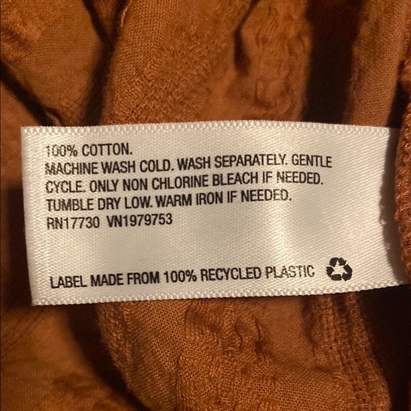 Elegant Rust Maxi Skirt - Picture 9 of 9